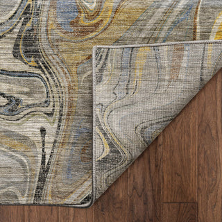 Dalyn Nexus NX6 Gray Area Rug Backing Image