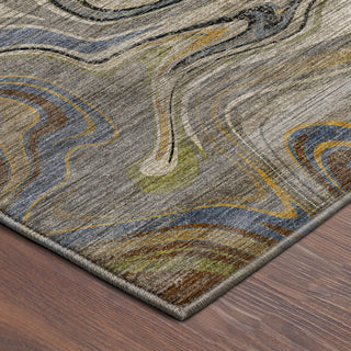 Dalyn Nexus NX6 Gray Area Rug Corner Image