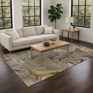 Dalyn Nexus NX6 Gray Area Rug Lifestyle Image Feature