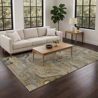 Dalyn Nexus NX6 Putty Area Rug Lifestyle Image Feature