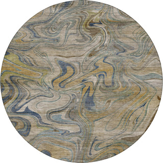 Dalyn Nexus NX6 Putty Area Rug Round Main Image
