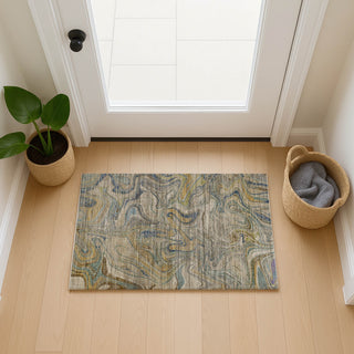 Dalyn Nexus NX6 Putty Area Rug Scatter Lifestyle Image Feature