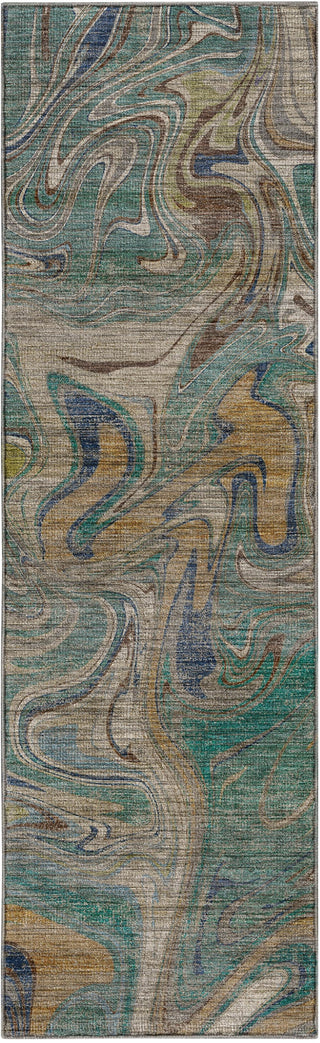 Dalyn Nexus NX6 Teal Area Rug Runner Main Image