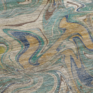 Dalyn Nexus NX6 Teal Area Rug Swatch Image