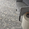 Nourison Nyle NYE03 Slate Multicolor Area Rug Corner Image