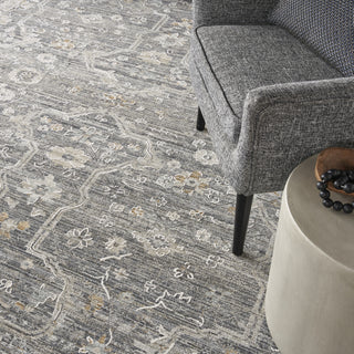Nourison Nyle NYE03 Slate Multicolor Area Rug Corner Image