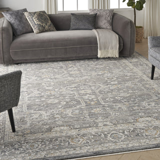 Nourison Nyle NYE03 Slate Multicolor Area Rug Corner Image