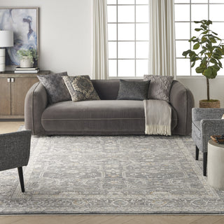 Nourison Nyle NYE03 Slate Multicolor Area Rug Room Image Feature