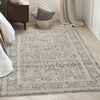 Nourison Nyle NYE03 Slate Multicolor Area Rug Corner Image