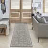 Nourison Nyle NYE03 Slate Multicolor Area Rug Corner Image