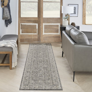 Nourison Nyle NYE03 Slate Multicolor Area Rug Corner Image