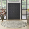 Nourison Nyle NYE03 Slate Multicolor Area Rug Room Image Feature