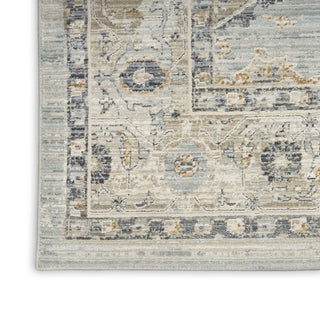 Nourison Nyle NYE07 Light Blue Area Rug Texture Image