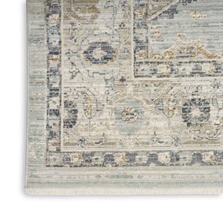 Nourison Nyle NYE07 Light Blue Area Rug Texture Image