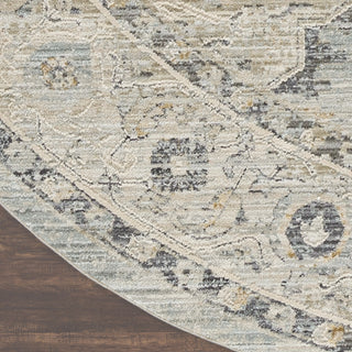 Nourison Nyle NYE07 Light Blue Area Rug Detail Image