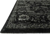 Loloi Nyla NY-14 Black Area Rug Corner Shot Feature