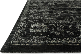 Loloi Nyla NY-14 Black Area Rug Corner Shot Feature
