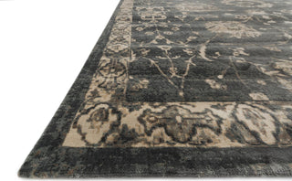 Loloi Nyla NY-25 Charcoal / Beige Area Rug Round Image Feature