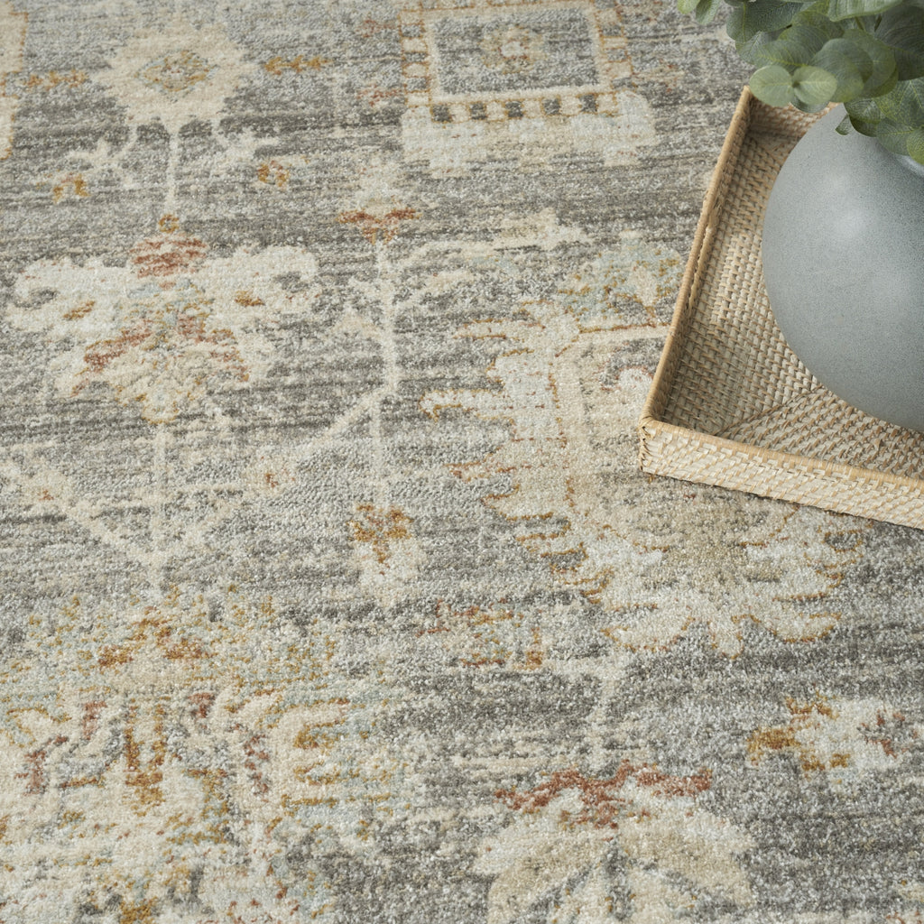 Nourison Oases OAE01 Grey Area Rug by Home Corner Image