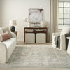 Nourison Oases OAE01 Grey Area Rug by Home Room Image Feature