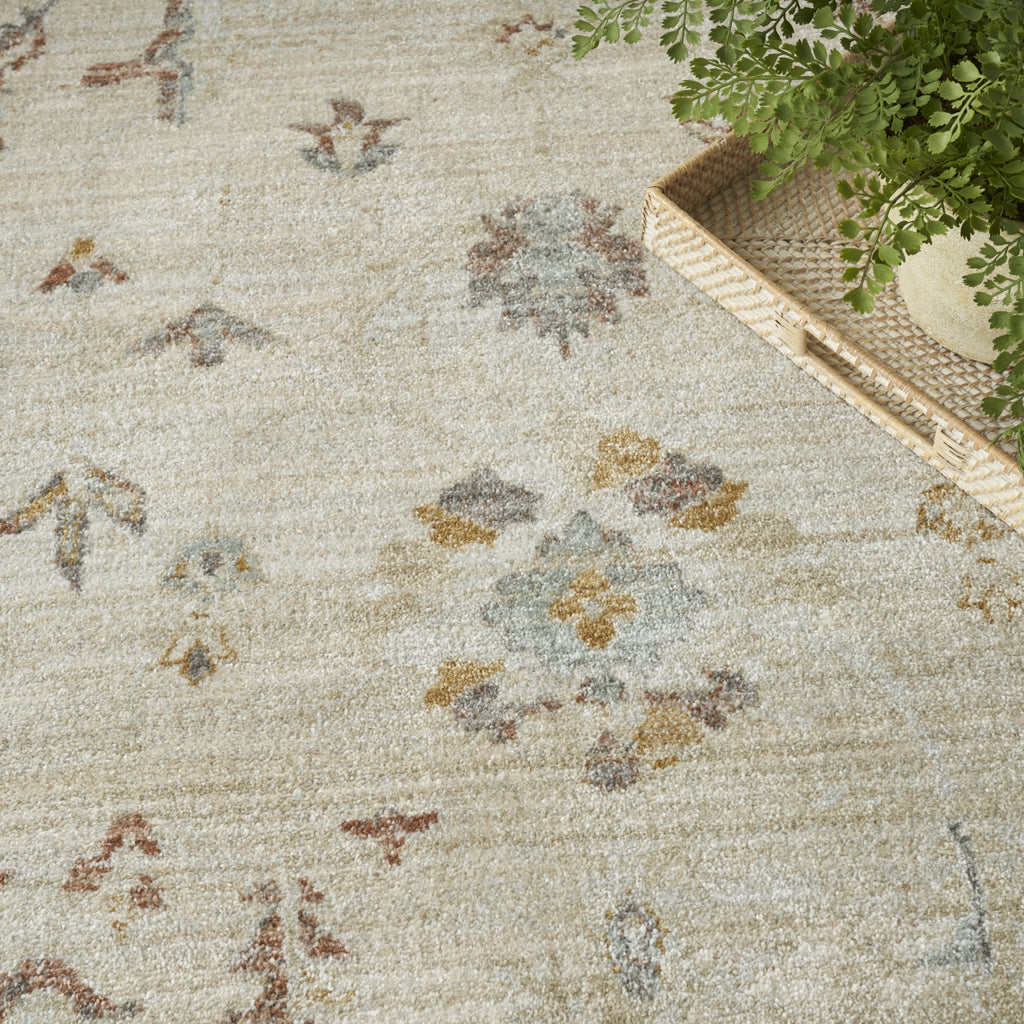 Nourison Oases OAE02 Beige Area Rug by Home Corner Image