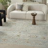 Nourison Oases OAE02 Light Blue Area Rug by Home Corner Image