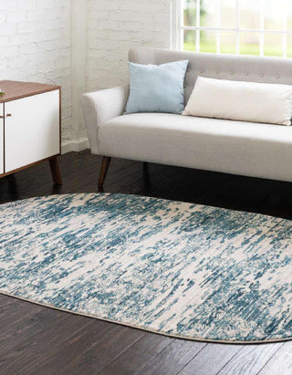 Unique Loom Oasis T-OSIS1 Blue Area Rug