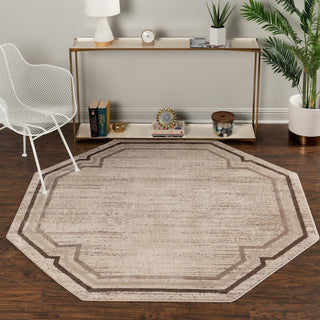 Unique Loom Oasis T-OSIS5 Brown Area Rug