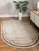 Unique Loom Oasis T-OSIS5 Brown Area Rug