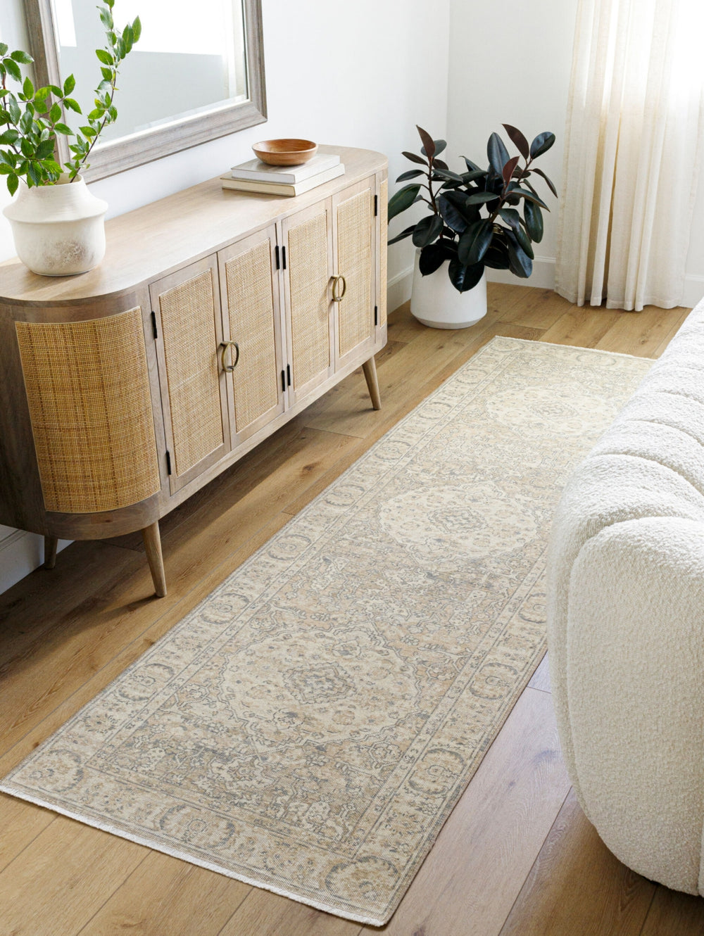 Surya Once Upon a Time OAT-2310 Light Grey Area Rug Room Scene Feature