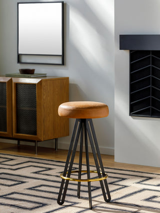 Surya Oberon OBE-001 Brown / Black Furniture Style Shot