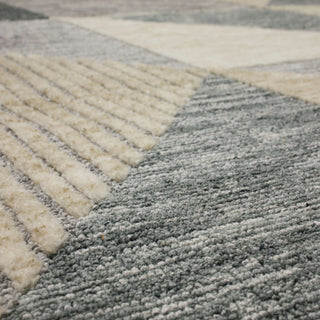 Karastan Bowen Oblique Tan Area Rug by Drew and Jonathan Detail Image