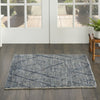 Nourison Ocean OCP02 Indigo Area Rug by Reserve Collection