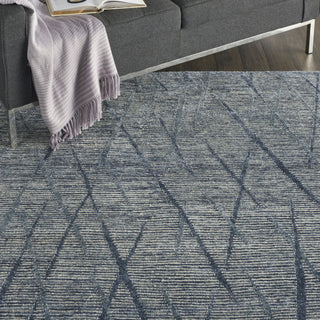 Nourison Ocean OCP02 Indigo Area Rug by Reserve Collection