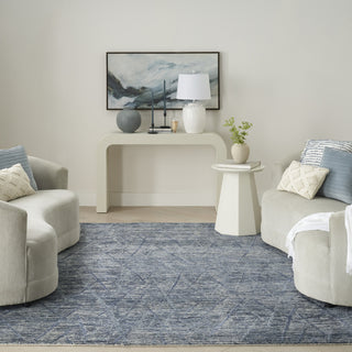 Nourison Ocean OCP02 Indigo Area Rug by Reserve Collection