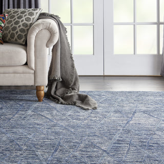 Nourison Ocean OCP02 Indigo Area Rug by Reserve Collection