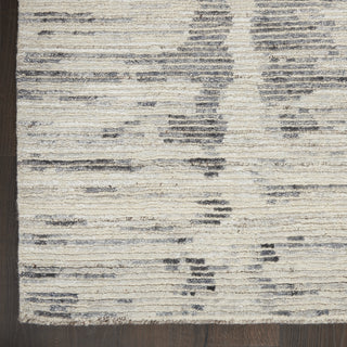 Nourison Ocean OCP03 Cream/Charcoal Area Rug by Reserve Collection