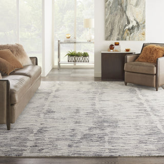 Nourison Ocean OCP03 Cream/Charcoal Area Rug by Reserve Collection