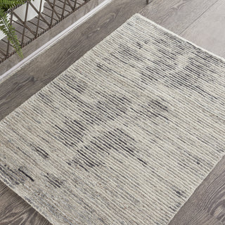 Nourison Ocean OCP03 Cream/Charcoal Area Rug by Reserve Collection