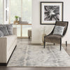 Nourison Ocean OCP03 Cream/Charcoal Area Rug by Reserve Collection