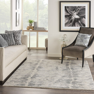 Nourison Ocean OCP03 Cream/Charcoal Area Rug by Reserve Collection