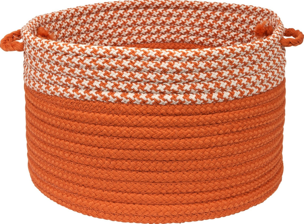 Colonial Mills Houndstooth Dipped Basket OD21 Orange