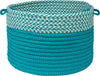 Colonial Mills Houndstooth Dipped Basket OD51 Turquoise