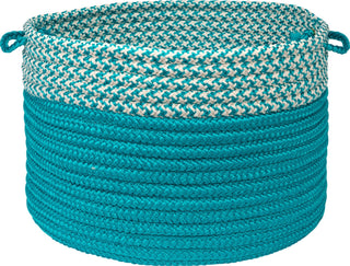 Colonial Mills Houndstooth Dipped Basket OD51 Turquoise