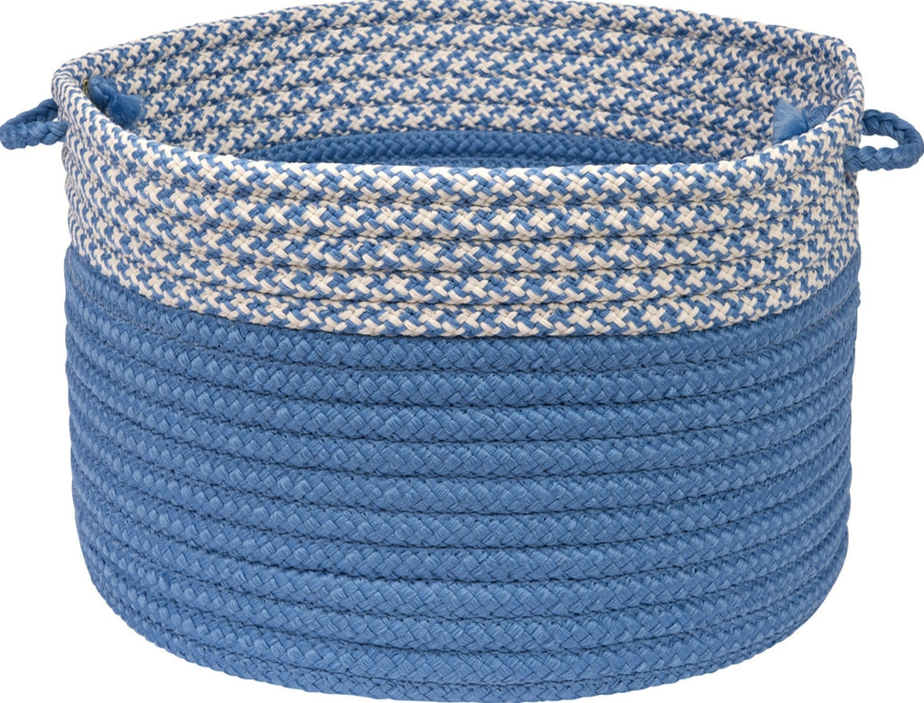 Colonial Mills Houndstooth Dipped Basket OD52 Blue Ice