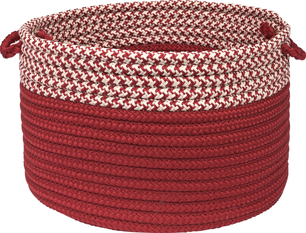 Colonial Mills Houndstooth Dipped Basket OD71 Red