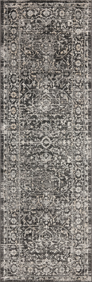 Loloi Odette ODT-01 Charcoal/Silver Area Rug Runner Image
