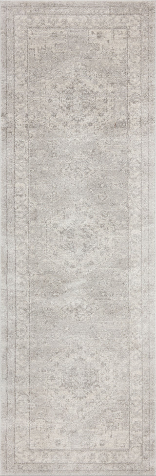 Loloi Odette ODT-02 Silver/Ivory Area Rug Runner Image