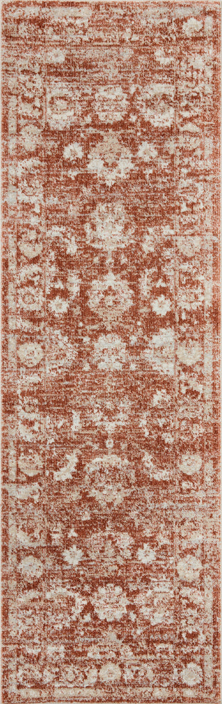 Loloi Odette ODT-03 Rust/Ivory Area Rug Runner Image