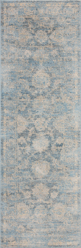 Loloi Odette ODT-03 Sky/Beige Area Rug Runner Image